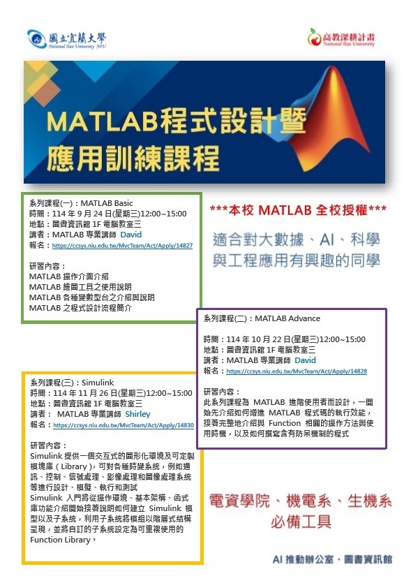 MATLAB海報